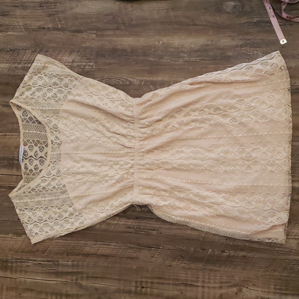 Lace mini dress